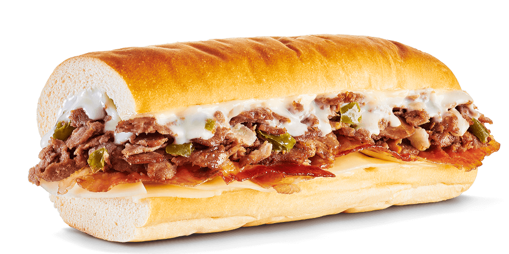 Goliath Bacon Cheesesteak Sandwich Erbert & Gerbert's Menu